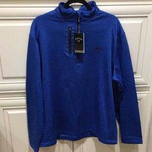Men’s Callaway golf pullover with zip size L
